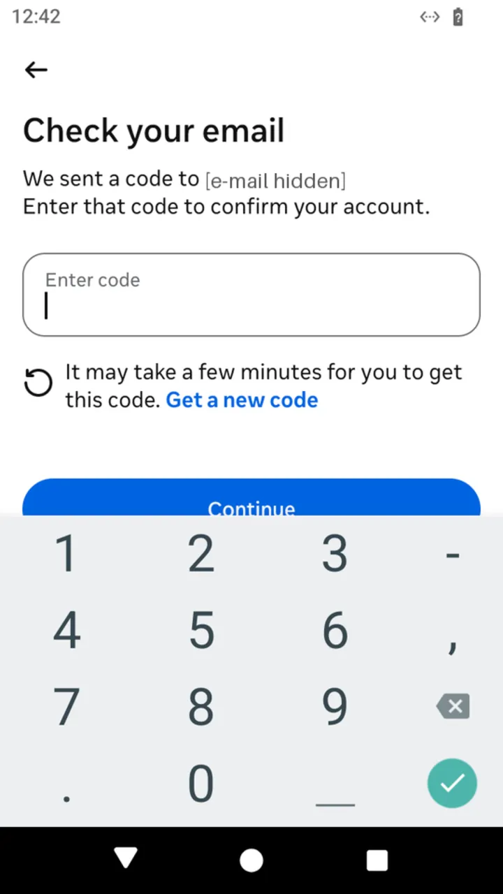 Account recovery authentication confirmation