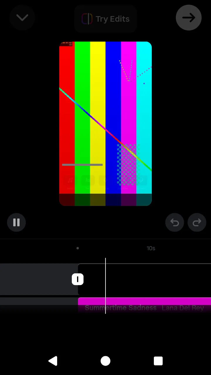 The volume sliders