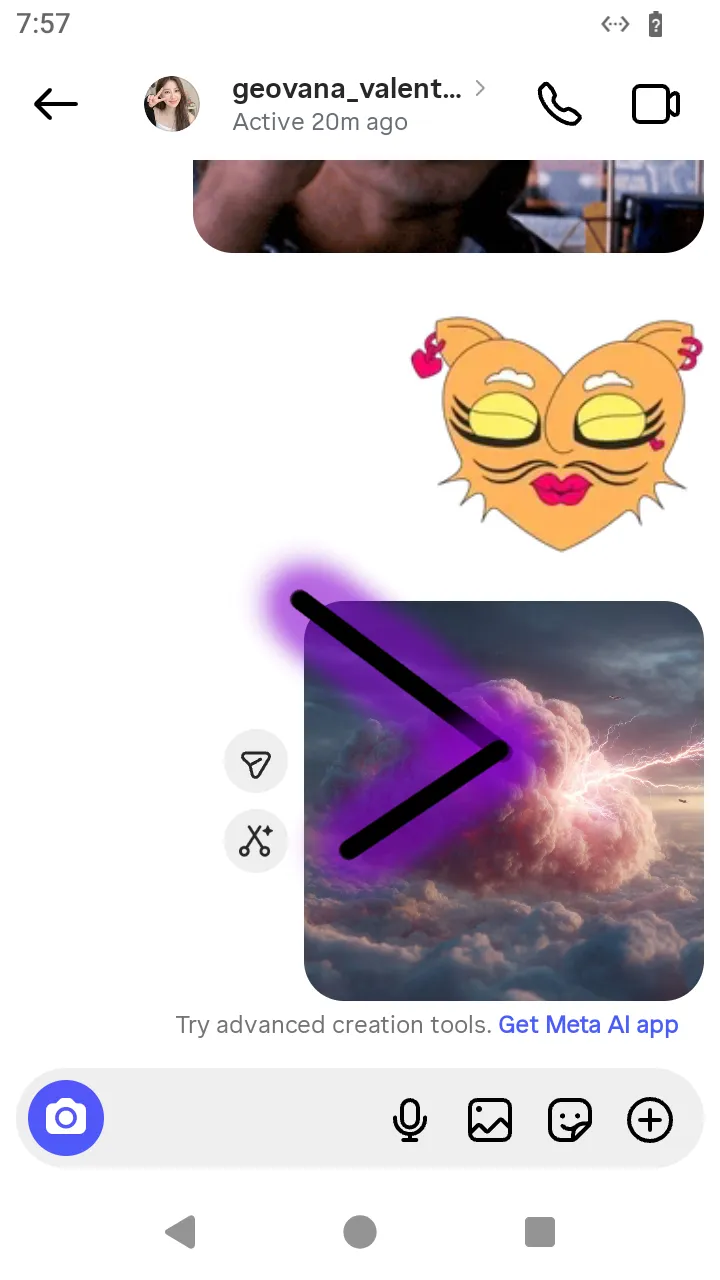 The drawing in the conversation