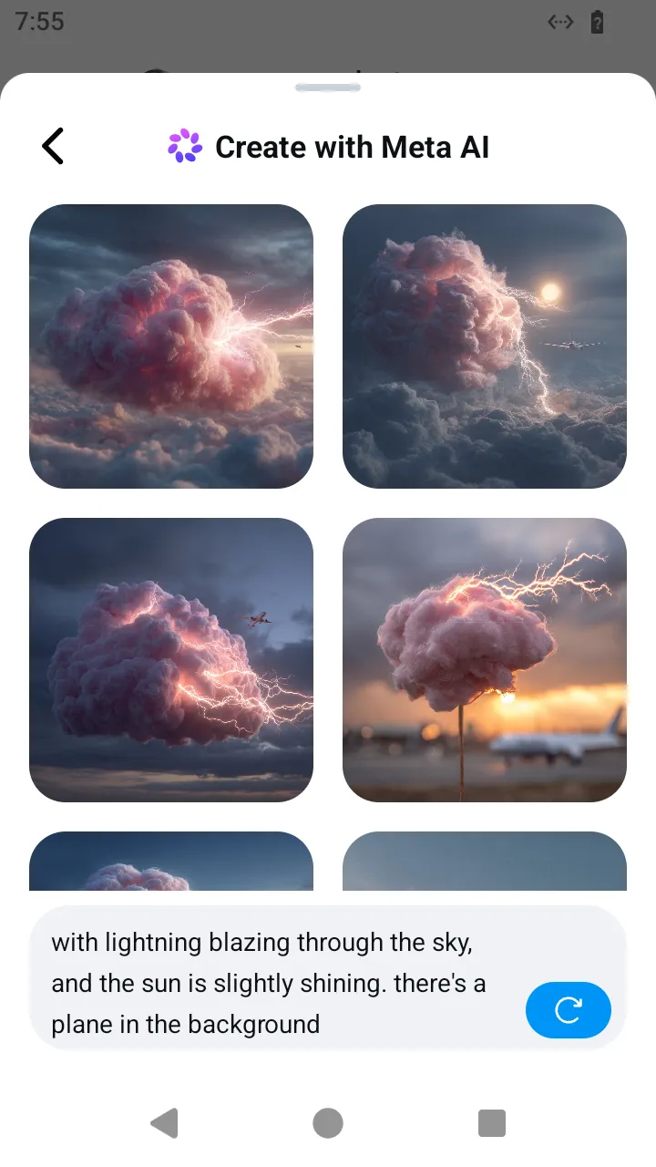 Imagine's generated images