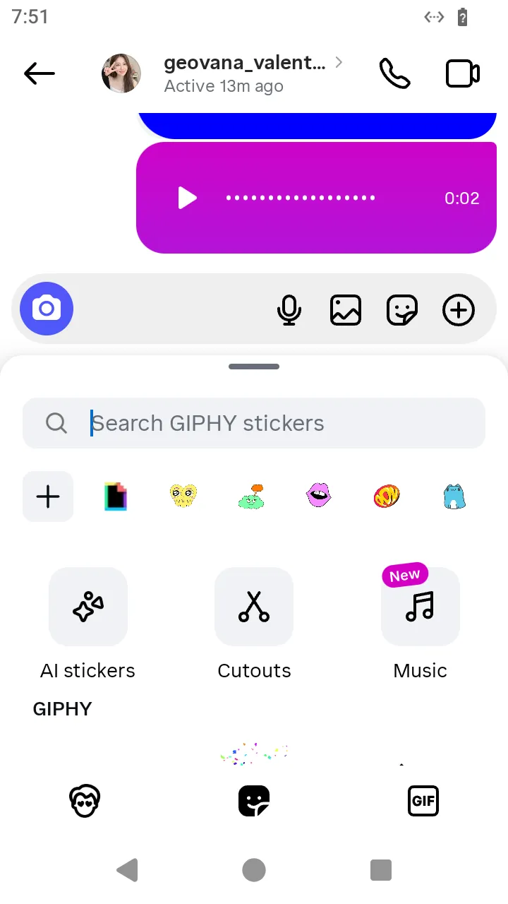 The sticker tray
